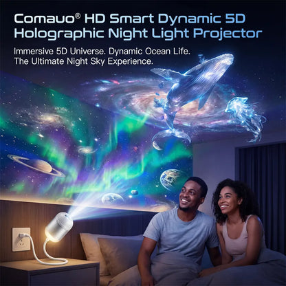 🌌 Comauo® 5D Mini Star Projector — Dynamic Galaxy Lighting for Bedrooms, Cars & Cosy Nights 🔥