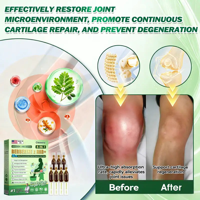 𝐎𝐟𝐟𝐢𝐜𝐢𝐚𝐥 𝐔𝐒 𝐒𝐭𝐨𝐫𝐞 🇺🇸  | 🧑‍⚕️𝐂𝐥𝐞𝐚𝐫𝐞𝐧𝐚® Moringa · Bee Venom · Berberine × NAD+ Eight-in-one 10× Ultra-Concentrated Herbal Essence Foot Soak — 𝐎𝐧𝐜𝐞 𝐃𝐚𝐢𝐥𝐲, 𝐕𝐢𝐬𝐢𝐛𝐥𝐞 𝐑𝐞𝐬𝐮𝐥𝐭𝐬 𝐢𝐧 𝟕 𝐃𝐚𝐲𝐬🏆