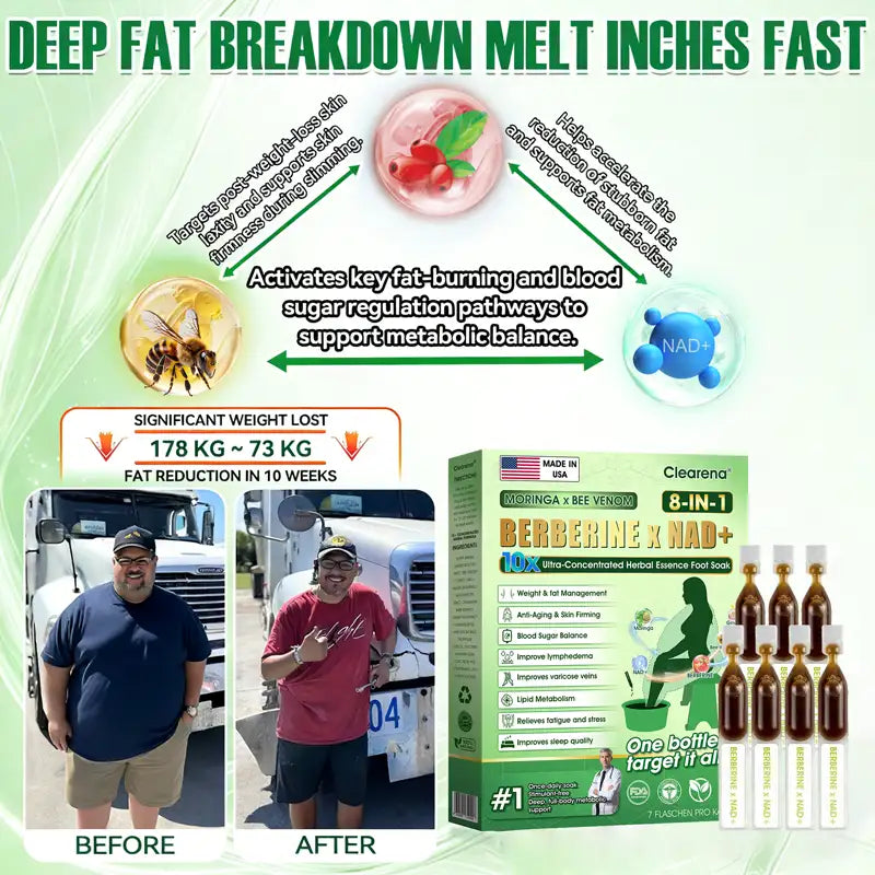 𝐎𝐟𝐟𝐢𝐜𝐢𝐚𝐥 𝐔𝐒 𝐒𝐭𝐨𝐫𝐞 🇺🇸  | 🧑‍⚕️𝐂𝐥𝐞𝐚𝐫𝐞𝐧𝐚® Moringa · Bee Venom · Berberine × NAD+ Eight-in-one 10× Ultra-Concentrated Herbal Essence Foot Soak — 𝐎𝐧𝐜𝐞 𝐃𝐚𝐢𝐥𝐲, 𝐕𝐢𝐬𝐢𝐛𝐥𝐞 𝐑𝐞𝐬𝐮𝐥𝐭𝐬 𝐢𝐧 𝟕 𝐃𝐚𝐲𝐬🏆