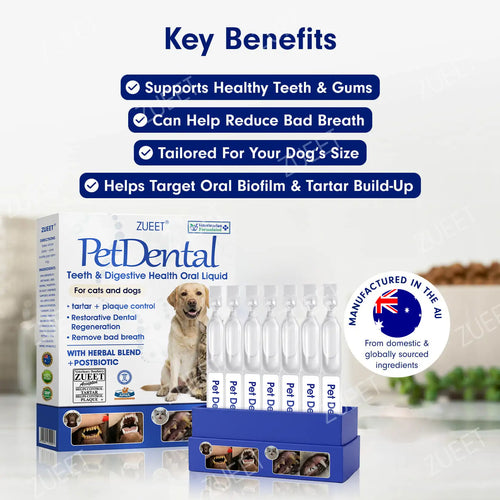 | 👩‍⚕️Vet-recommended in Australia🇦🇺 | 🎅🎁ZUEET® Pet Teeth & Digestive Health Oral Liquid 😻🐶 – Makes breath fresh & cleans dirty teeth (Vet-recommended for cats & dogs) – Last day! 80% OFF!