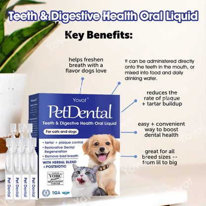 | 🎄Official Store| Yovot® Pet Tooth Powder 😻🐶 – Makes breath fresh & cleans dirty teeth (AVA-recommended for cats & dogs) – Last day! 80% OFF!