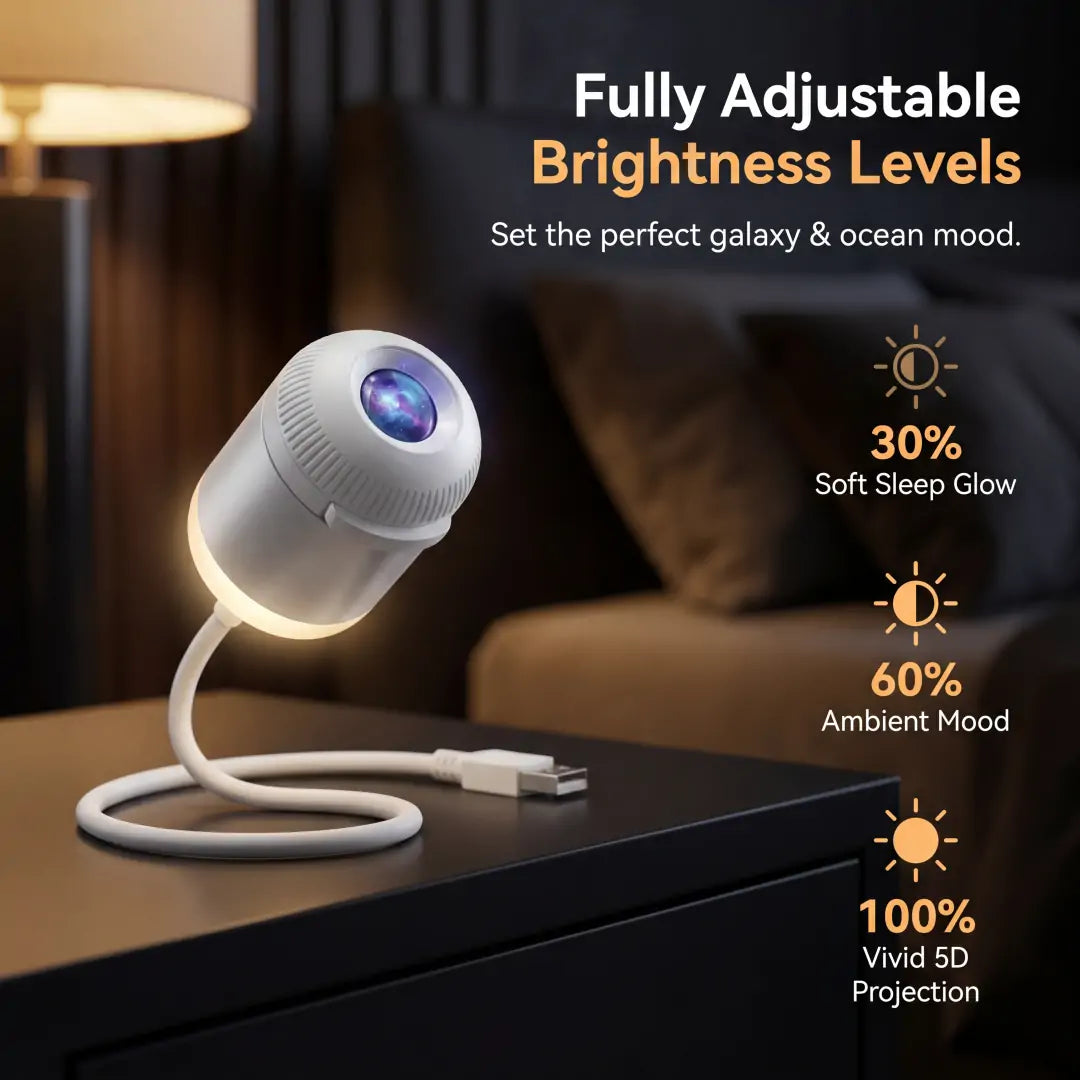 🌌 Comauo® 5D Mini Star Projector — Dynamic Galaxy Lighting for Bedrooms, Cars & Cosy Nights 🔥