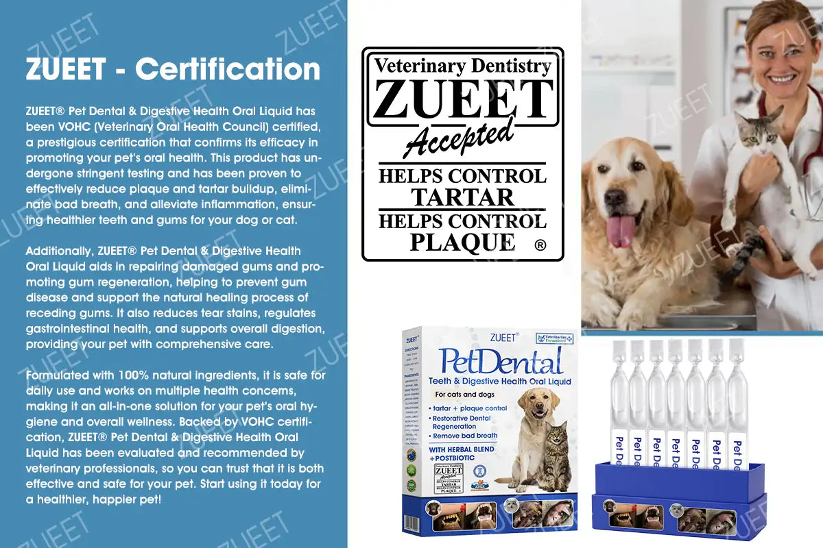 | 👩‍⚕️Vet-recommended in Australia🇦🇺 | 🎅🎁ZUEET® Pet Teeth & Digestive Health Oral Liquid 😻🐶 – Makes breath fresh & cleans dirty teeth (Vet-recommended for cats & dogs) – Last day! 80% OFF!