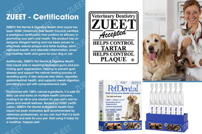 | 👩‍⚕️Vet-recommended in Australia🇦🇺 | 🎅🎁ZUEET® Pet Teeth & Digestive Health Oral Liquid 😻🐶 – Makes breath fresh & cleans dirty teeth (Vet-recommended for cats & dogs) – Last day! 80% OFF!