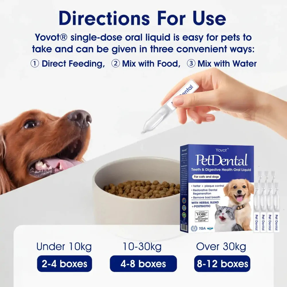 | 🎄Official Store| Yovot® Pet Tooth Powder 😻🐶 – Makes breath fresh & cleans dirty teeth (AVA-recommended for cats & dogs) – Last day! 80% OFF!