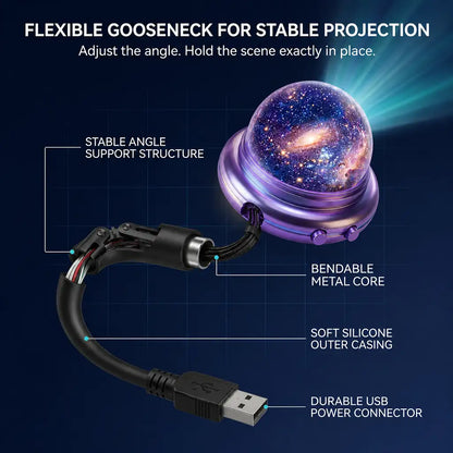 🌌 𝐓𝐨𝐩𝐚𝐜𝐦𝐞®⭐ Dynamic ambient projector light