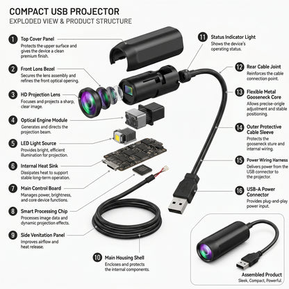 🌌 𝐓𝐨𝐩𝐚𝐜𝐦𝐞® Dynamic ambient projector light🔥